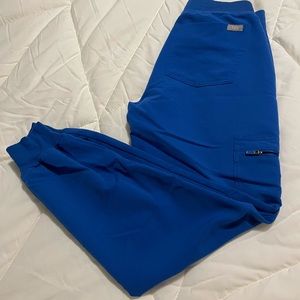 COPY - FIGS Royal Blue XXS Petite Zamora Jogger Scrub Pants